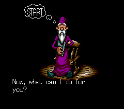 Shining in the Darkness title screen for Sega Genesis